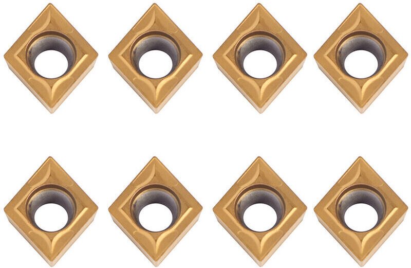 CCMT09t304 Hartmetall-Wendeschneidplatte CCMT32.5, 10er-Packung CNC-Hartmetall-Fräser für Drehmaschinen