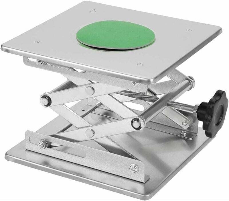 Plate-forme Élévatrice en Acier Inoxydable pour Laboratoire Support de Levage 200x200 mm