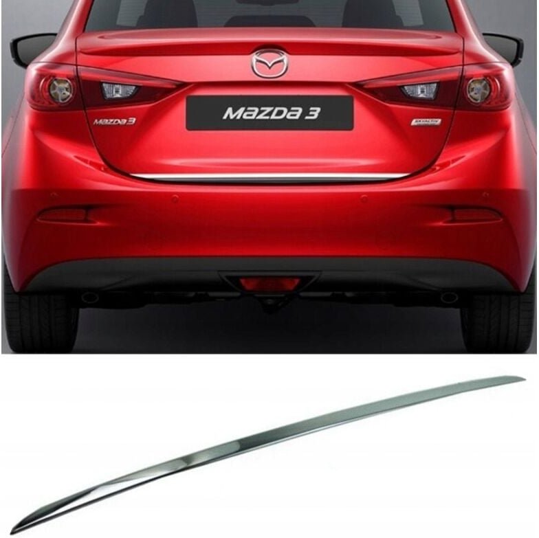 Mazda 3 III Sedan 13- CHROM-Zierleiste, Kofferraumdeckel