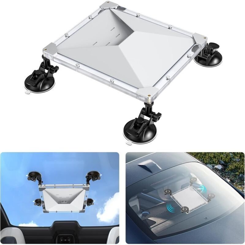 Starlink Mini-Autohalterung mit Saugnapf für Schiebedach und Schutzhülle, kompatibel mit Starlink Mini-Satellitenschüsse...
