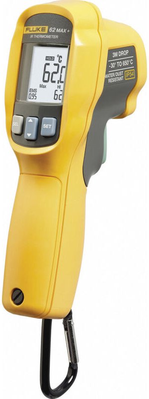 Fluke - 62 max+ Infrarot-Thermometer Optik 12:1 -30 - +650 °c