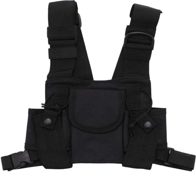 Taschenradios, Brustfunkgerät-Gurtzeug, Gesichtsmaskentasche, Weste, Tragegurt für 2-Wege-Walkie-Talkies, Applikation, U...