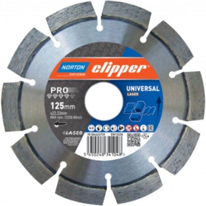 Pro Uni Laser H10 180x30 Kh+2ph (6 Mm) - Norton Clipper - 70184607687