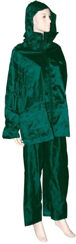 Komplett wasserdicht pvc jacke und hose Brixo grün nylondry - grösse l