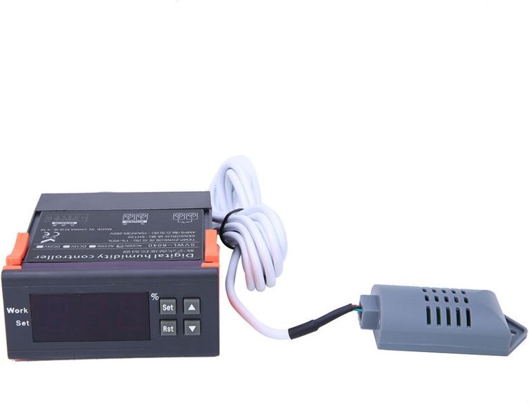 220-V-Digital-Luftfeuchtigkeitsregler, Messbereich: 1 % bis 99 % rF, Sensortyp: HM40