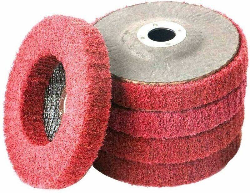 Polycarbonat-Schleif- und Polierscheiben, Farbentfernung, Rostentfernungsscheibe, Schleifscheibe mit Drehmoment (5 Stück...