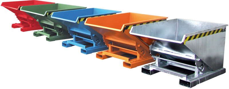 Bauer Kippbehälter EXPO 1700, lackiert, Mausgrau