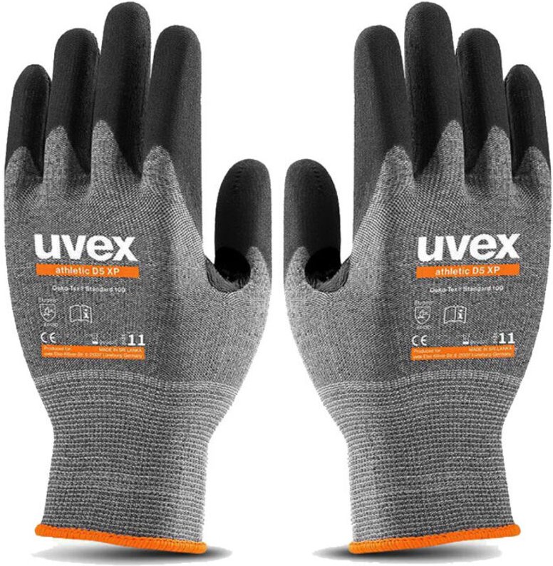 Handschuh-Paar athletic D5XP, Handschuhgröße: 8 - Uvex