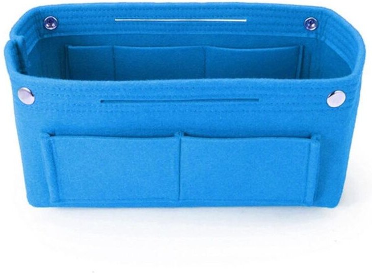 Aktentasche fur make up - viele facher - blau