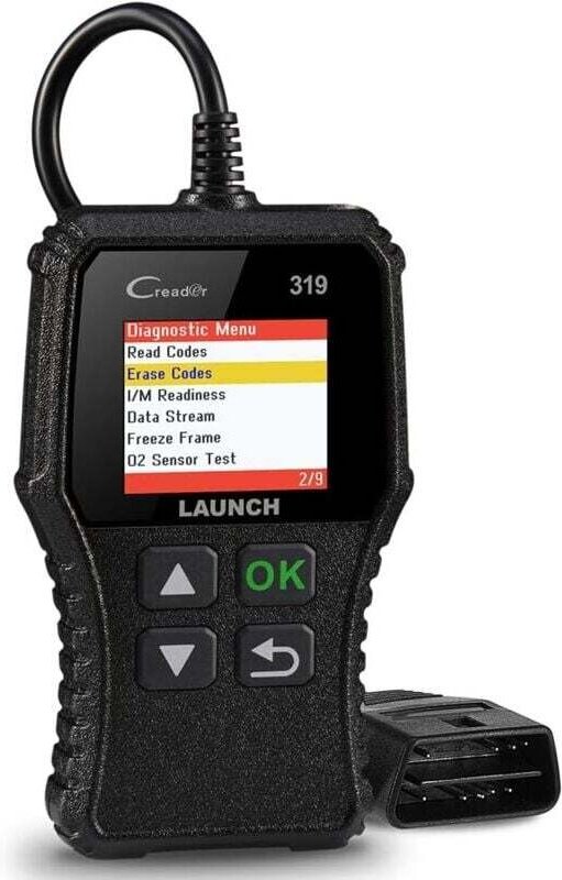 Aiperq - Launch CR319 OBD2-Motorfehlercodeleser mit EVAP/O2-Sensortest, Autodiagnosetool mit DTC-Suche zum Löschen der M...