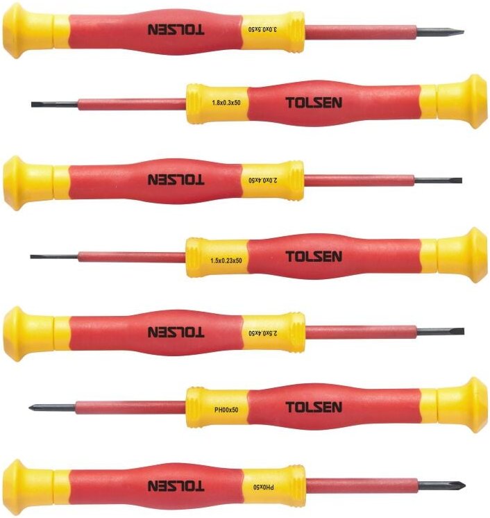 Satz 7stk Tolsen Isolierte Prazisionsschraubenzieher