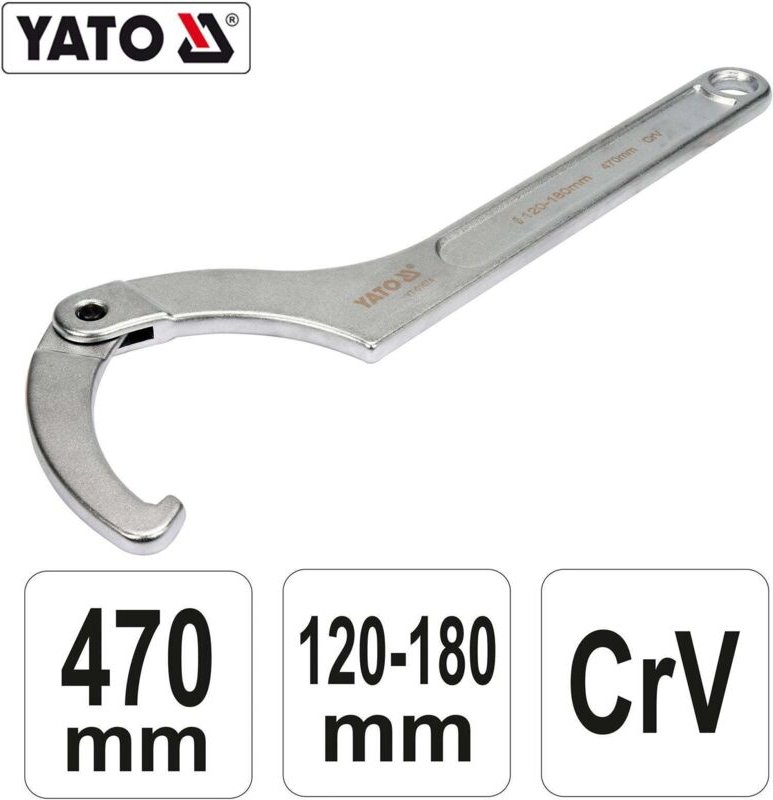 Yato YT-01674 Verlängerung und Adapter de Schlüssel 1 Stück(e)