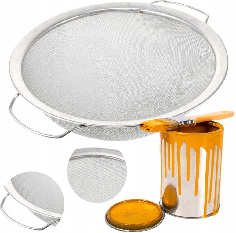 Rosfix Farbsieb 290 mm – Edelstahl, 60 Mesh Korrosionsbeständig & Wiederverwendbar Für Farbspritzgeräte & Lackierpistole...