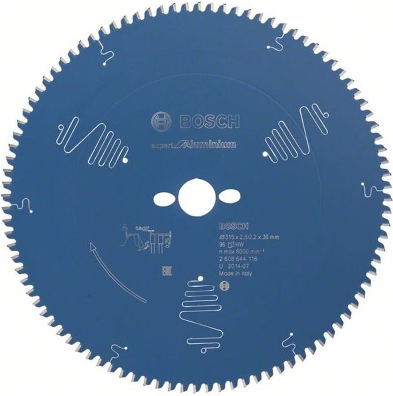 Kreissägeblatt Expert for Aluminium, 315 x 30 x 2,8 mm, 96 - Bosch