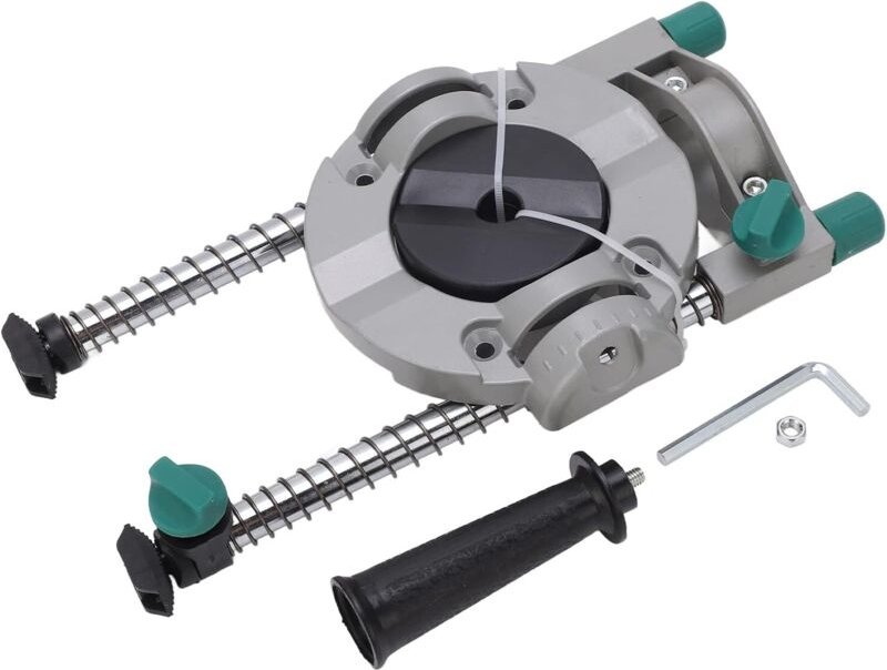 Mehrwinkel-Bohrschablone aus Stahl, um 45 Grad verstellbare Halterung, integrierte Bohrfutterklemme zur Positionierung d...