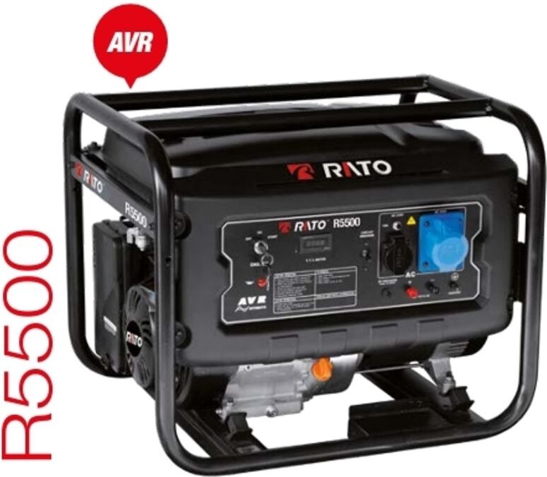 RATO R5500 Benzin-Generator mit 389 cm³ Höchstleistung 5,5 kW