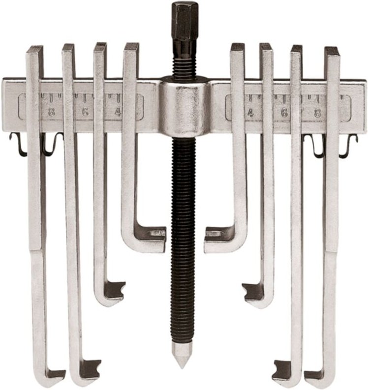 Bahco - Universal-Abzieher, 5 Stk, innen: 75-250 mm, außen: 77-180 mm