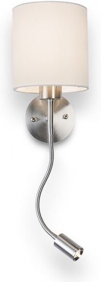 Rendl Light - versa Wandleuchte mit Schirm weiss matt 230V E27 led 42+3W 40° 3000K