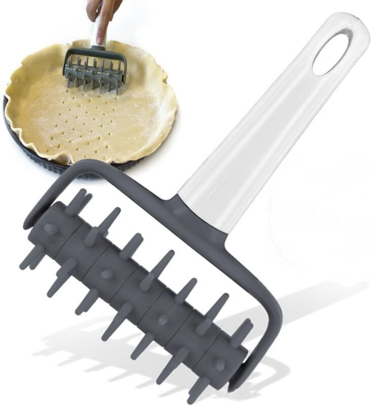 Docker Pizzaroller – Blasen- und blasenfrei – Spart Zeit bei der Pizzazubereitung zu Hause – Zubehör zum Andocken