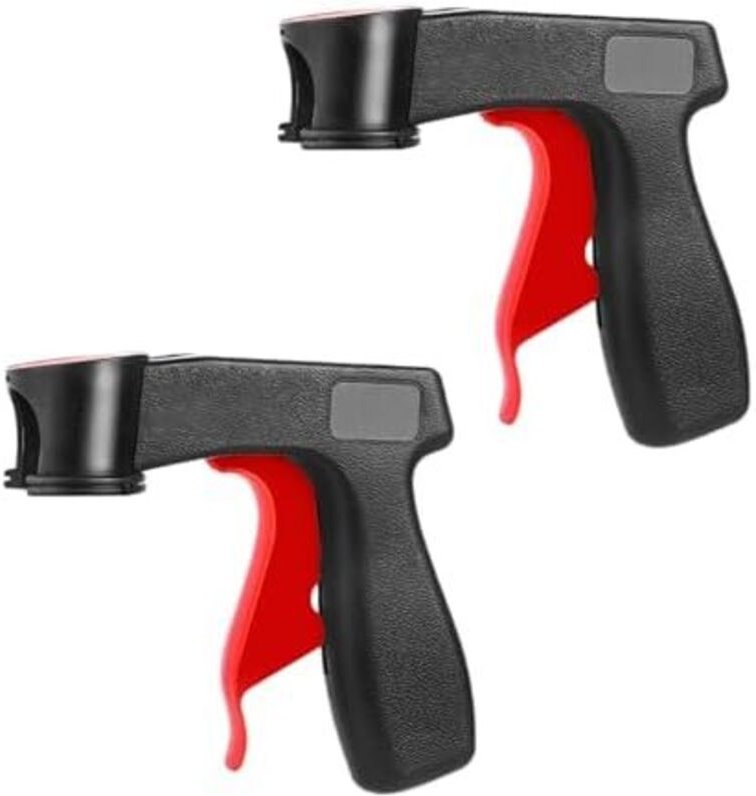 CSPARKV 15 x 2 x 13 cm, 2er-Pack Lackiermaschinenzubehör – Lackierpistolengriff – Flaschenhalter – Sprühflaschenhalter –...