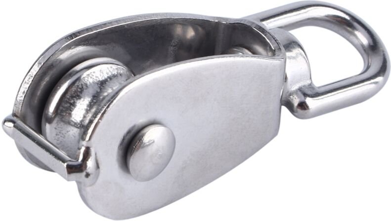 Schwenkbare Umlenkrolle mit Einzelrad aus Edelstahl 304, M15-Hebeseil