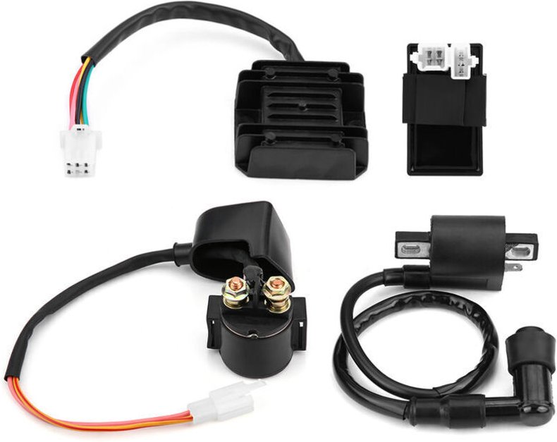 Vtizikl Bobine CDI unité redresseur régulateur solénode pour 150cc 250cc PIT Quad Dirt Bike ATV Buggy Autres pièce de re...