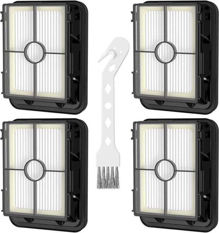 Zubehör für den Bissell CrossWave 3-in-1 C3 Pro 3555N Nass- und Trockensauger, 4 Filter 1866 für Bissell CrossWave Staub...