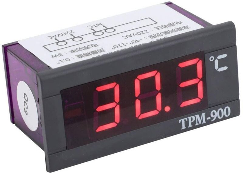 Mini-LCD-Digital-Temperaturanzeigethermometer -40 °C bis +110 °C, geeignet für Kühlschrank, Gefrierschrank und Aquarium