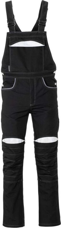 Arbeitshose Latzhose DuraWork schwarz/grau Größe 26