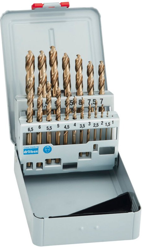 Spiralbohrer-Satz profilgeschliffen HSS-Co5 din 338 va Forum 25-teilig (1-13 mm)