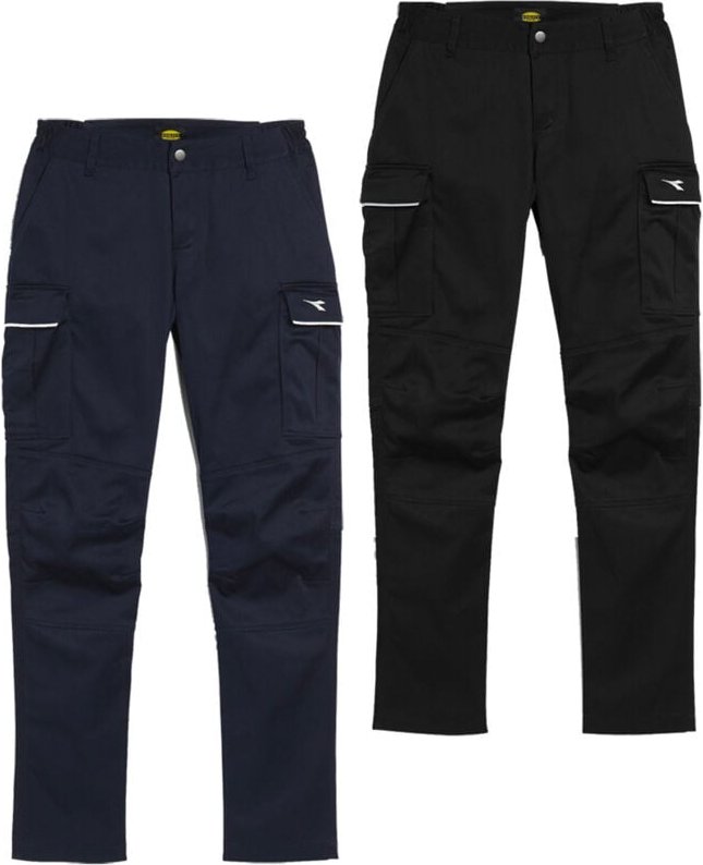 Damen-Arbeitshose cargo athena - Schwarz 2XL - de (46)