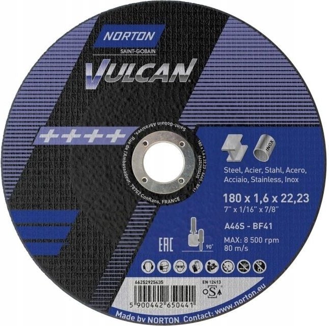 230x1,9 NORTON Vulcan flache Trennscheibe