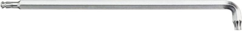 Stiftschlüssel torx® Kugelkopf mit kurzem Schenkel, titansilber T6 (40967) - Wiha