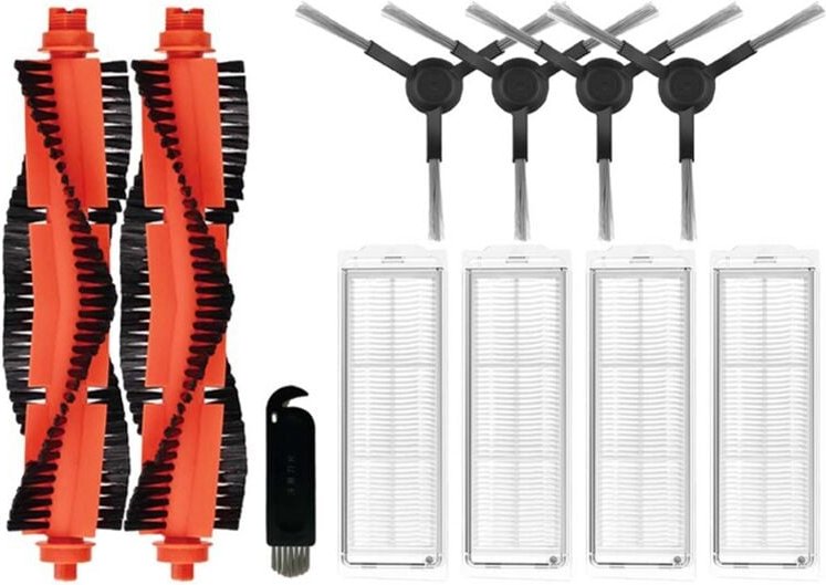 Für Mi Robot Vacuum Mop 2S / p Pro XMSTJQR2S STYTJ02YM Ersatz-Hauptseitenbürsten-Hepa-Filter