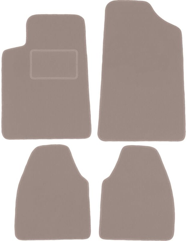 Beige Veloursmatten für: Citroen C6 Limousine (2005-2012)