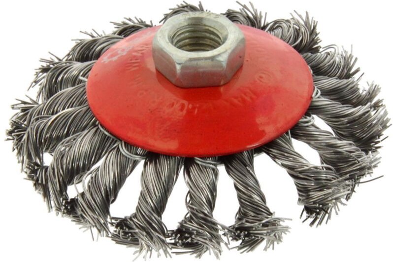 seitlich geflochtene Drahtbürste 100mm M14 G00605