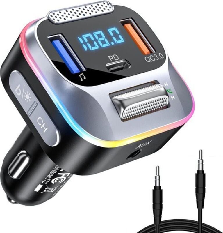 Thumbnail - Equivera Bluetooth-Sender – Bluetooth-Empfänger – 2-in-1 – Bluetooth-Empfänger – Auto
