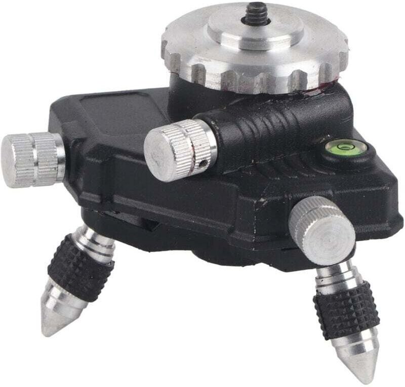 Acouto Laser-Nivellierständer, 360°-Standard-Stativ aus Aluminiumlegierung mit 1/4"-Gewinde für Laser-Nivellier-Messline...