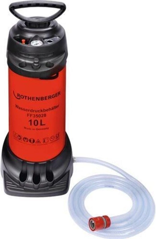 Rothenberger - Wasserdruckbehälter, 10l Fassungsvermögen - FF35028