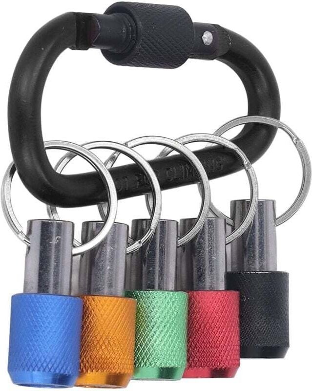 Tragbarer Schraubendreher-Bithalter aus Aluminiumlegierung – Schnellwechsel-Schraubendreher-Bithalter – 1/4"-Sechskant-S...