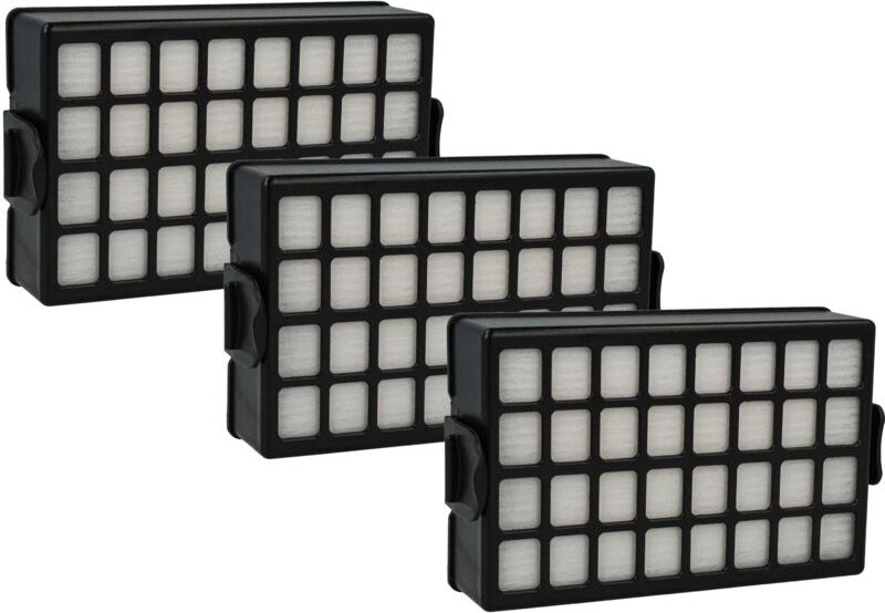 3x Staubsaugerfilter kompatibel mit Samsung SC8431 VCC8431V3P/XEV, SC8432 VCC8432V3C/XEV Staubsauger - HEPA-Filter Schwa...