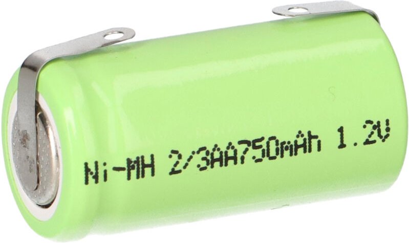 Vhbw - Akku Ersatz für 2/3AA für Modellbau (750mAh, 1,2V, NiMH Grün)