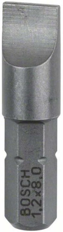 Bosch 3x Schrauberbit Extra-Hart, S 1,2 x 8,0, 25 mm - 2607001468