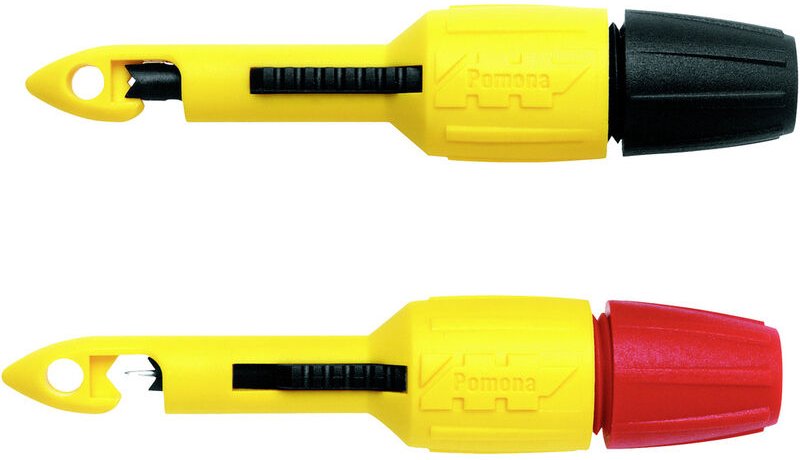 Pomona Electronics - 6405/POM Prüfspitze Rot, Schwarz 1 Set