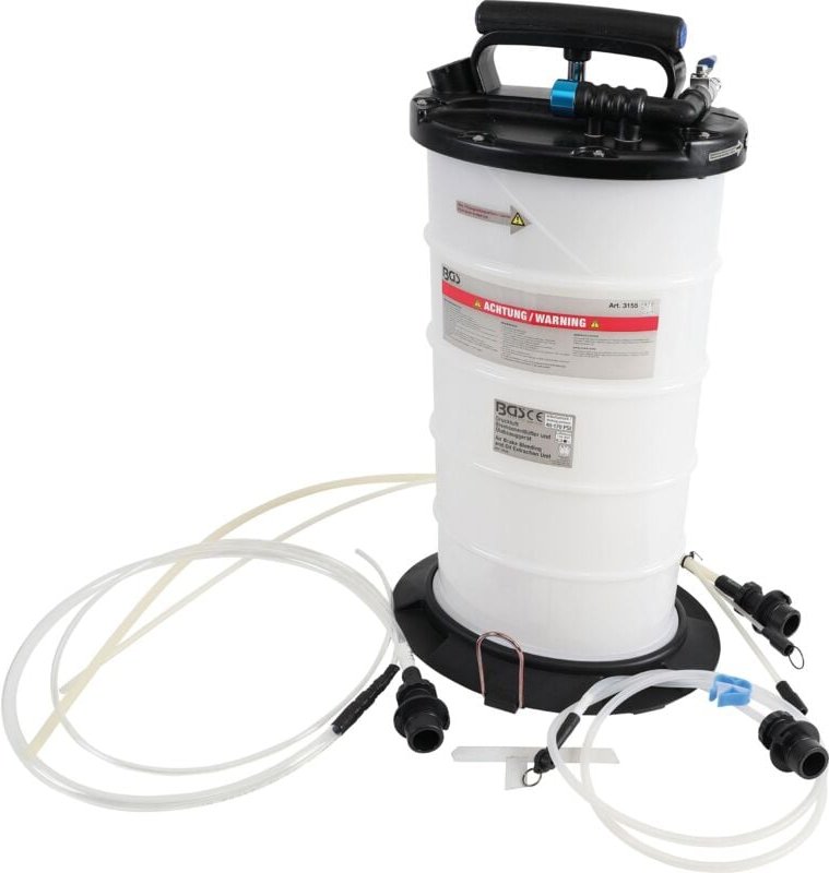 Bgs Technic - Druckluft-Bremsenentlüfter und Ölabsauggerät - pneumatisch und manuell