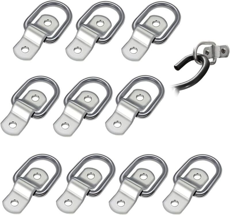 Sicherungsringe für Anhänger mit Bodenbefestigungskapazität – 10 Stück