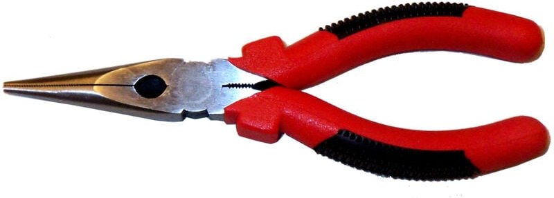 Storch-Maulzange, 17,8 cm, roter und schwarzer Griff, C0015