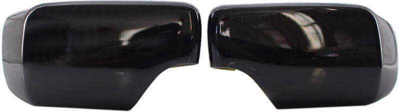 1Paar RüCkspiegel Abdeckungen Seiten Kappen für E46 / E39 3/5 Serie 1998-2005 Glanzschwarz 51168238375 51168238376