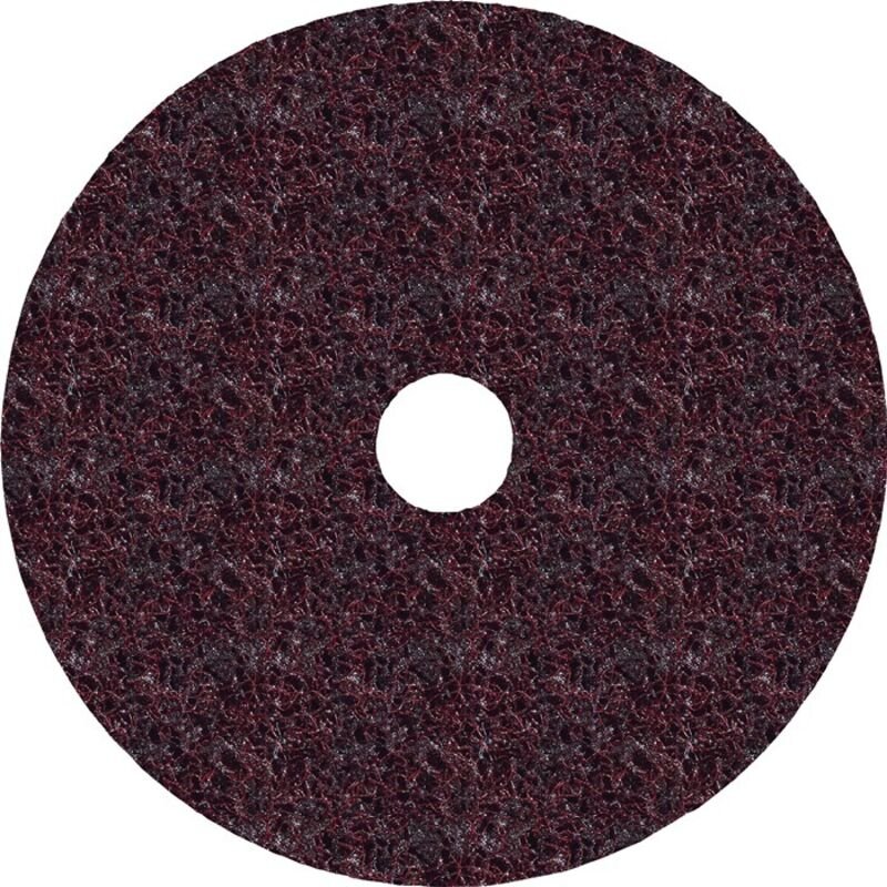 Schleifvliesscheibe Scotch Brite™ sc-dh ø 125 mm medium rot mit Zentrierung - 3M