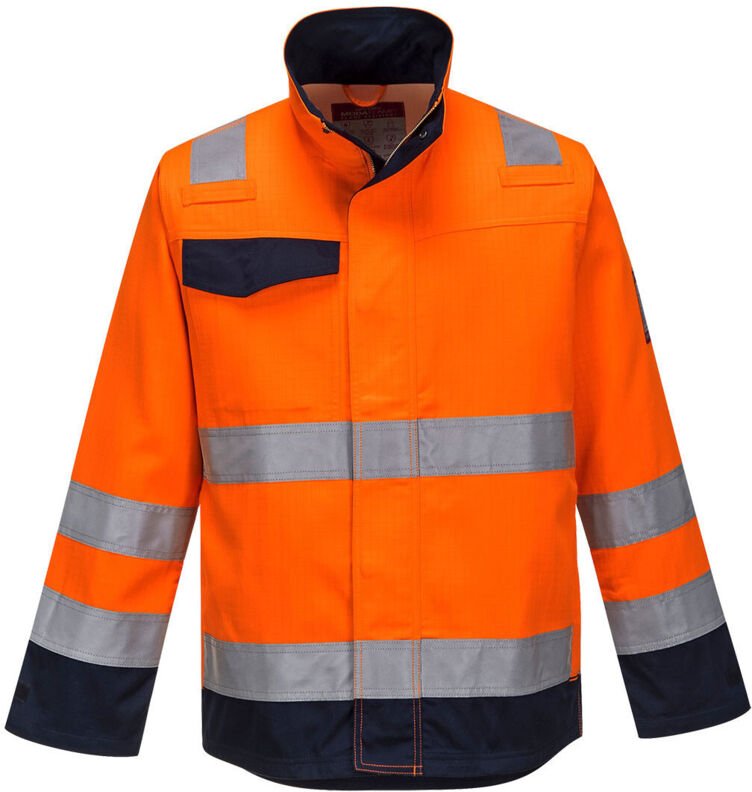 Modaflame Jacke Orange/Marine Ris Farbe: Orange/Marine Größe XL - Portwest